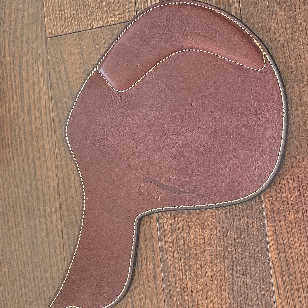 ANTARES COLLECTIBLE Brown Leather mouse Pad